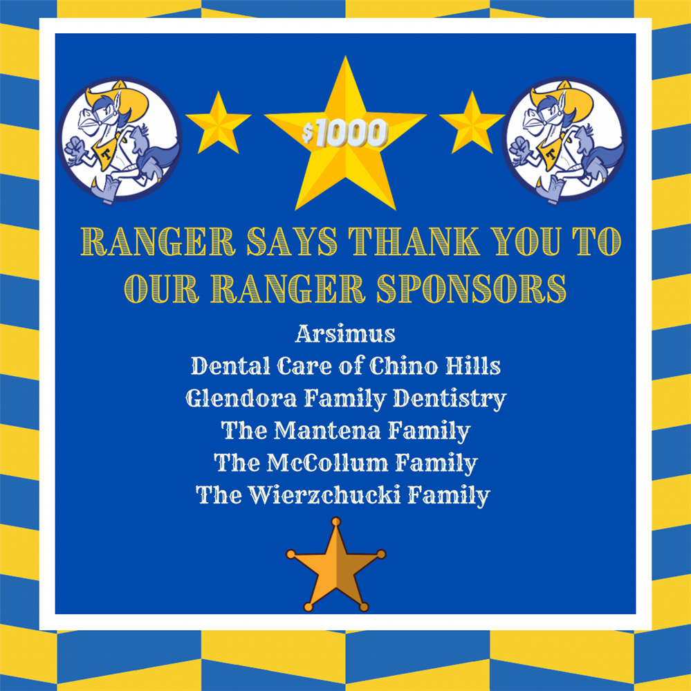 Ranger Sponsors